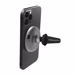 Celly MAGSTANDCHARGE Caricabatterie per dispositivi mobili Smartphone Argento USB Carica wireless Interno - Vista aggiuntiva 4