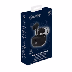 Celly CLEAR Cuffie True Wireless Stereo (TWS) In-ear Musica e Chiamate USB tipo-C Bluetooth Nero - Vista aggiuntiva 4