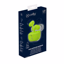 Celly CLEAR Cuffie True Wireless Stereo (TWS) In-ear Musica e Chiamate USB tipo-C Bluetooth Verde - Vista aggiuntiva 4