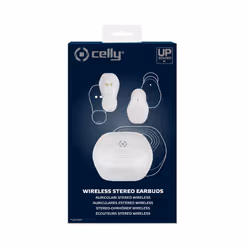 Celly FLIP2 Auricolare True Wireless Stereo (TWS) In-ear Musica e Chiamate USB tipo-C Bluetooth Bianco - Vista aggiuntiva 4
