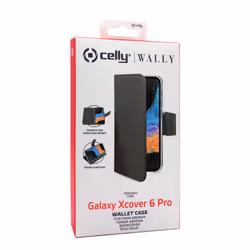 Celly Wally custodia per cellulare 6.6" Custodia a borsellino Nero - Vista aggiuntiva 5