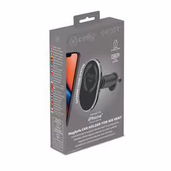 Celly GHOSTSUPERMAG Supporto passivo Telefono cellulare/smartphone Nero - Vista aggiuntiva 6
