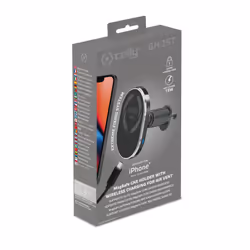 Celly GHOSTSUPERMAGCH supporto per personal communication Supporto passivo Telefono cellulare/smartphone Nero - Vista aggiuntiva 7