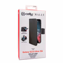 Celly Wally custodia per cellulare 17,3 cm (6.8") Custodia flip a libro Nero - Vista aggiuntiva 5
