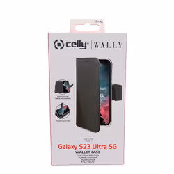 Celly Wally custodia per cellulare 17,3 cm (6.8") Custodia flip a libro Nero - Vista aggiuntiva 6