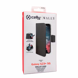 Celly Wally custodia per cellulare 6.6" Custodia flip a libro Nero - Vista aggiuntiva 5