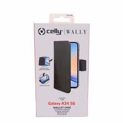 Celly WALLY1036 custodia per cellulare 6.6" Custodia flip a libro Nero - Vista aggiuntiva 5