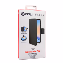 Celly WALLY1036 custodia per cellulare 6.6" Custodia flip a libro Nero - Vista aggiuntiva 6