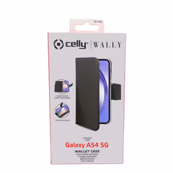 Celly WALLY1037 custodia per cellulare 6.4" Custodia flip a libro Nero - Vista aggiuntiva 2
