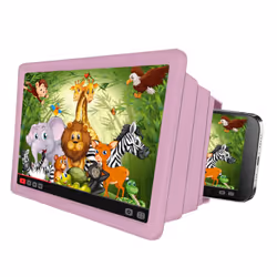 Celly KIDSMOVIEPK, Proiettore per bambini, 5 anno/i, 170 g, Rosa