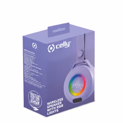 Celly LIGHTBEATVL altoparlante portatile e per feste Altoparlante portatile mono Viola 5 W - Vista aggiuntiva 4