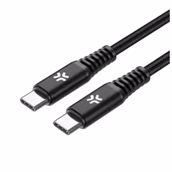 Celly USBCUSBC100WBK, 2 m, USB C, USB C, Nero