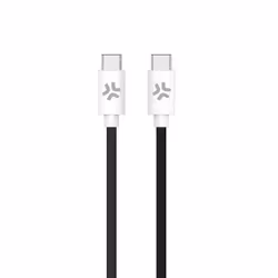 Celly USBCUSBCCOTTBK, 1,5 m, USB C, USB C, Nero, Bianco