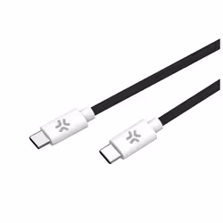 Celly USBCUSBCCOTTBK cavo USB 1,5 m USB C Nero, Bianco