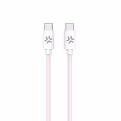 Celly USBCUSBCCOTTPK, 1,5 m, USB C, USB C, Rosa, Bianco