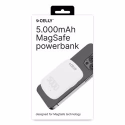 Celly MAGPB5000PROWH batteria portatile Carica wireless Bianco - Vista aggiuntiva 4