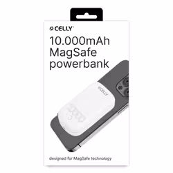 Celly MAGPB10000PROWH batteria portatile 10000 mAh Carica wireless Bianco - Vista aggiuntiva 4
