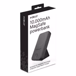Celly MAGPBW10000BK batteria portatile 10000 mAh Carica wireless Nero - Vista aggiuntiva 5