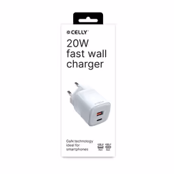 Celly TC2USBUSBC20EVO Caricabatterie per dispositivi mobili Universale Bianco AC Ricarica rapida Interno - Vista aggiuntiva 2