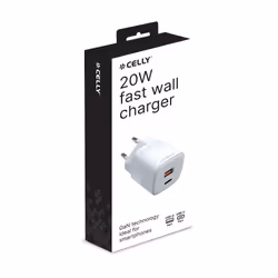 Celly TC2USBUSBC20EVO Caricabatterie per dispositivi mobili Universale Bianco AC Ricarica rapida Interno - Vista aggiuntiva 3