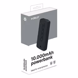Celly PC2PB10000BK batteria portatile Ioni di Litio 10000 mAh Nero - Vista aggiuntiva 2