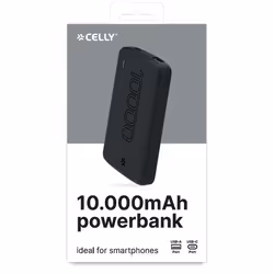 Celly PC2PB10000BK batteria portatile Ioni di Litio 10000 mAh Nero - Vista aggiuntiva 3