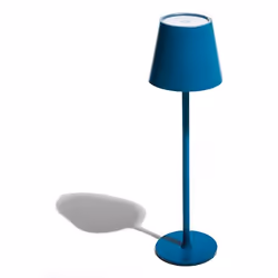 Muitomas TABLELAMPBL, Blu artico, Alluminio, Caldaie, Policarbonato (PC), Universale, Stile industriale, 1 lampadina(e), LED