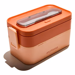 Muitomas LUNCHBOXLPF, Contenitore per il pranzo, Adulto, Pesca, Plastica, Monocromatico, Rettangolare