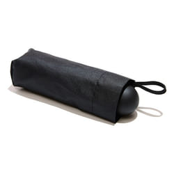 Muitomas UMBRELLABK ombrello Nero Metallo Poliestere Compatta