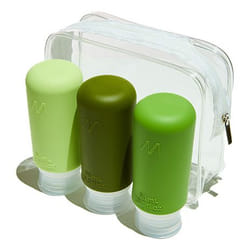 Muitomas TRBOTTLES3GN contenitore e bottiglia da viaggio Silicone Bottiglia da premere
