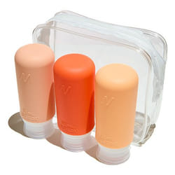 Muitomas TRBOTTLES3PF contenitore e bottiglia da viaggio Silicone Bottiglia da premere