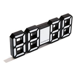 Muitomas NEONCLOCKWH sveglia Nero, Bianco