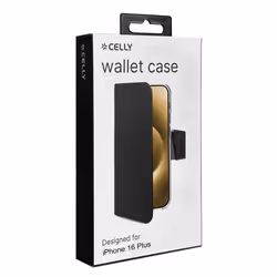 Celly WALLY1080 custodia per cellulare 6.7" Custodia a borsellino Nero - Vista aggiuntiva 3