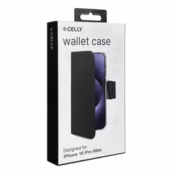 Celly WALLY1081 custodia per cellulare 17,5 cm (6.9") Custodia a borsellino Nero - Vista aggiuntiva 3
