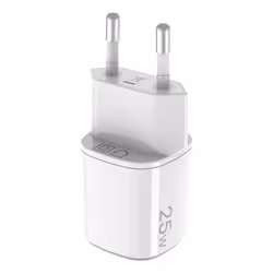Celly UPTC1USB1USBC25 Caricabatterie per dispositivi mobili Fotocamera, Microfono, Smartphone, Tablet, Telefono Bianco USB Interno - Vista aggiuntiva 4