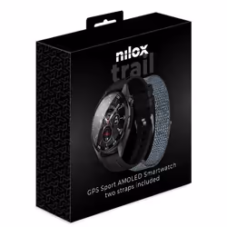 Nilox Sportivo 3,63 cm (1.43") AMOLED Digitale 466 x 466 Pixel Touch screen Nero GPS (satellitare) - Vista aggiuntiva 5
