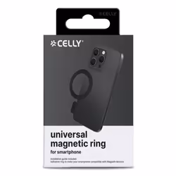 Celly MAGCADAPTERBK accessorio per smartphone e telefoni cellulari Anello magnetico - Vista aggiuntiva 4