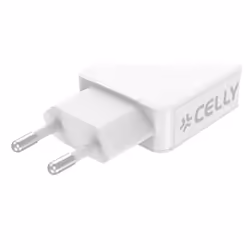 Celly SLIMTC1C1A45WWH Caricabatterie per dispositivi mobili Computer portatile, Smartphone, Tablet Bianco AC Ricarica rapida Interno - Vista aggiuntiva 2