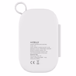 Celly MAGPOCKET3IN1WH Caricabatterie per dispositivi mobili Cuffie, Smartphone, Orologio intelligente Bianco USB Carica wireless Ricarica rapida Interno - Vista aggiuntiva 2