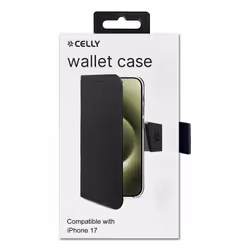 Celly WALLY custodia per cellulare 16 cm (6.3") Custodia a borsellino Nero - Vista aggiuntiva 5