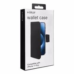 Celly WALLY custodia per cellulare 16 cm (6.3") Custodia a borsellino Nero - Vista aggiuntiva 6