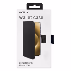 Celly WALLY custodia per cellulare 16,5 cm (6.5") Custodia a borsellino Nero - Vista aggiuntiva 5