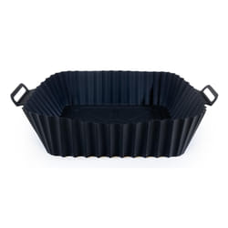 Muitomas Teglia in silicone per friggitrice ad aria nero