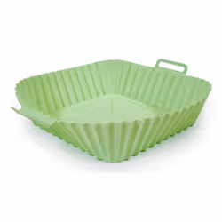 Muitomas Teglia in silicone per friggitrice ad aria verde salvia - Vista aggiuntiva 3