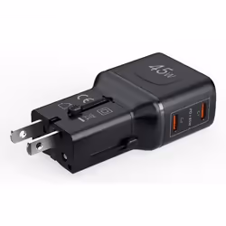 Celly MULTIPLUGSL45W Caricabatterie per dispositivi mobili Cuffie, Smartphone, Tablet Nero AC Ricarica rapida Interno - Vista aggiuntiva 2