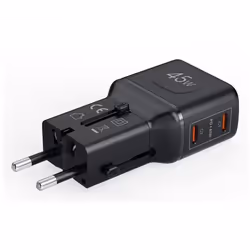 Celly MULTIPLUGSL45W Caricabatterie per dispositivi mobili Cuffie, Smartphone, Tablet Nero AC Ricarica rapida Interno - Vista aggiuntiva 3