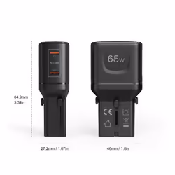 Celly MULTIPLUGSL65W Caricabatterie per dispositivi mobili Cuffie, Smartphone, Tablet Nero AC Ricarica rapida Interno - Vista aggiuntiva 4