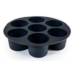 Muitomas Stampo per muffin per friggitrice ad aria in silicone nero