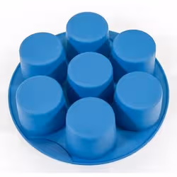 Muitomas Stampo per muffin per friggitrice ad aria in silicone blu ottanio - Vista aggiuntiva 3