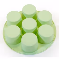 Muitomas Stampo per muffin in silicone per friggitrice ad aria verde salvia - Vista aggiuntiva 3